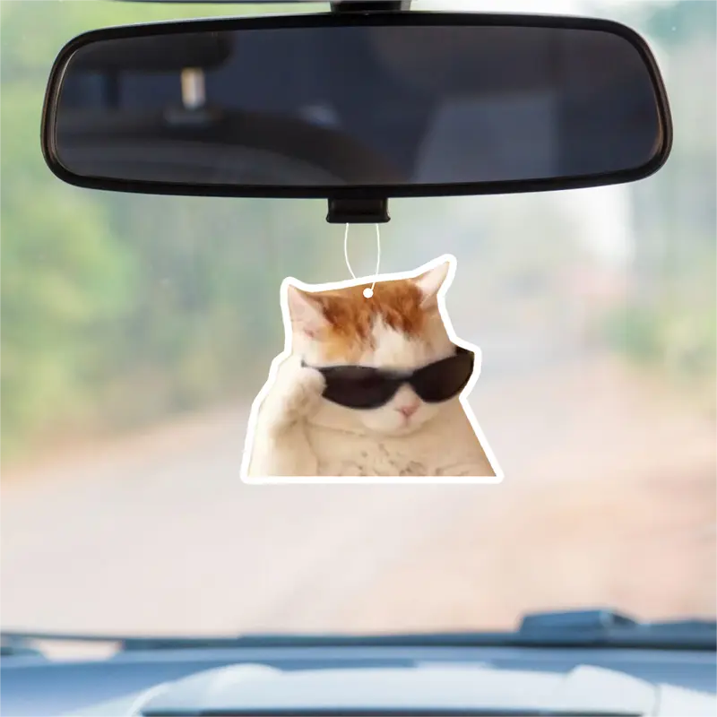 Cute Cat Glasses Air Freshener